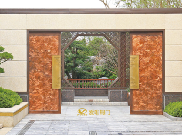 佛山龍派愛唯銅門銅藝十大品牌生產廠家