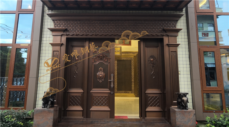 愛(ài)唯銅門別墅銅門